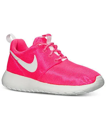 NEW! Nike Little Girls' Roshe Run Casual Sneakers from Finish Line