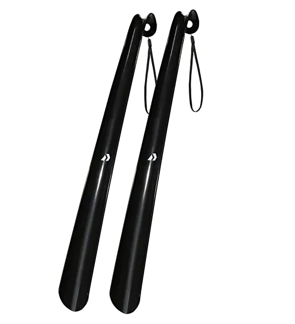 Nextnoid Shoe Horn Long Handle for Seniors - 17.5" Straight & Sturdy Long Shoe Horn for Men- Women & Kids
