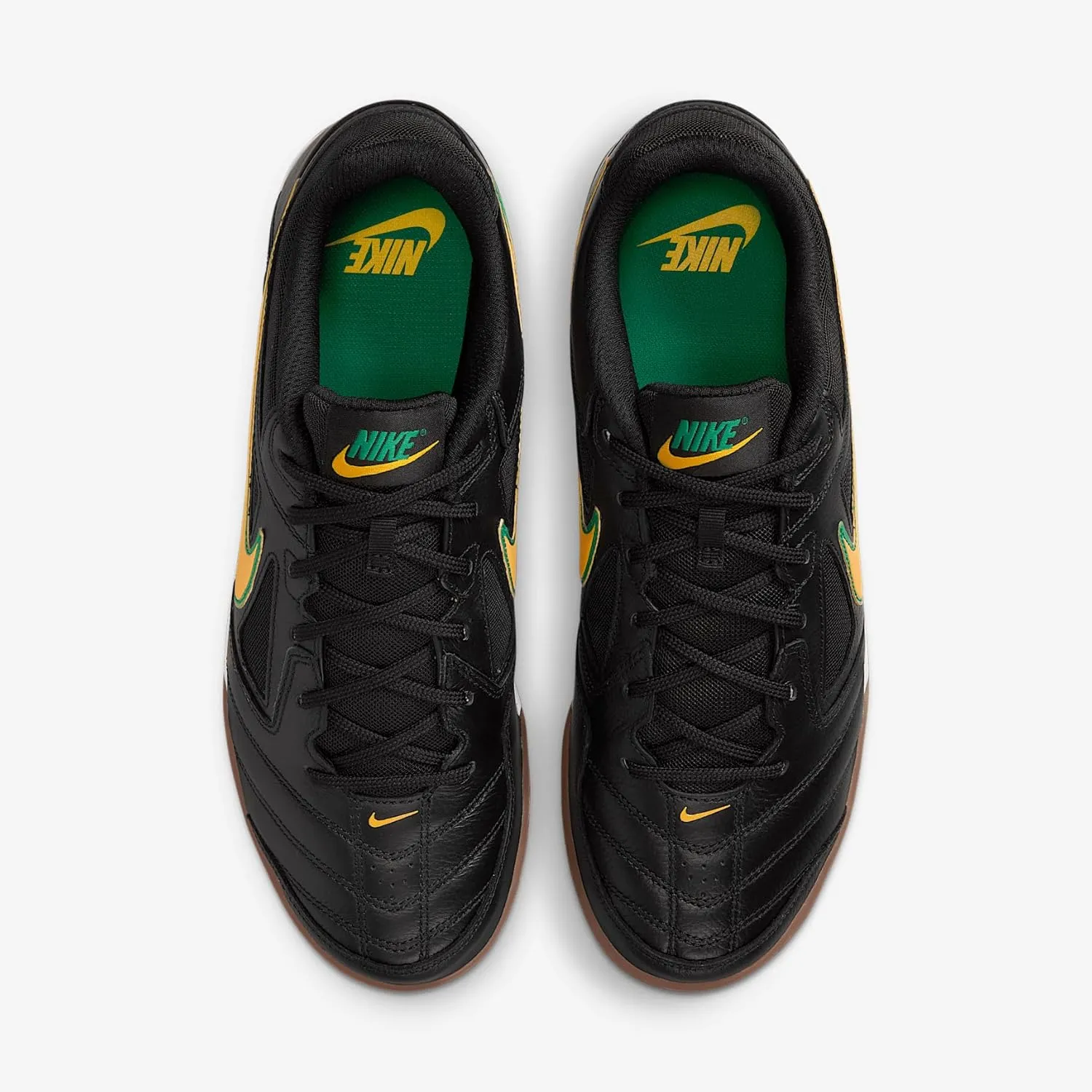 Nike Gato Men's Shoes (IB8509-001, Black/White/Gum Dark Brown/Varsity Maize)