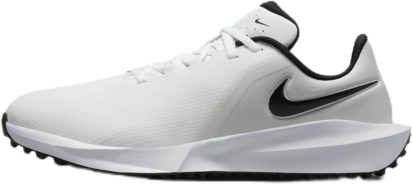 Nike Infinity G NN Golf Shoes (Wide) (FN0565-100, White/Pure Platinum/Black)