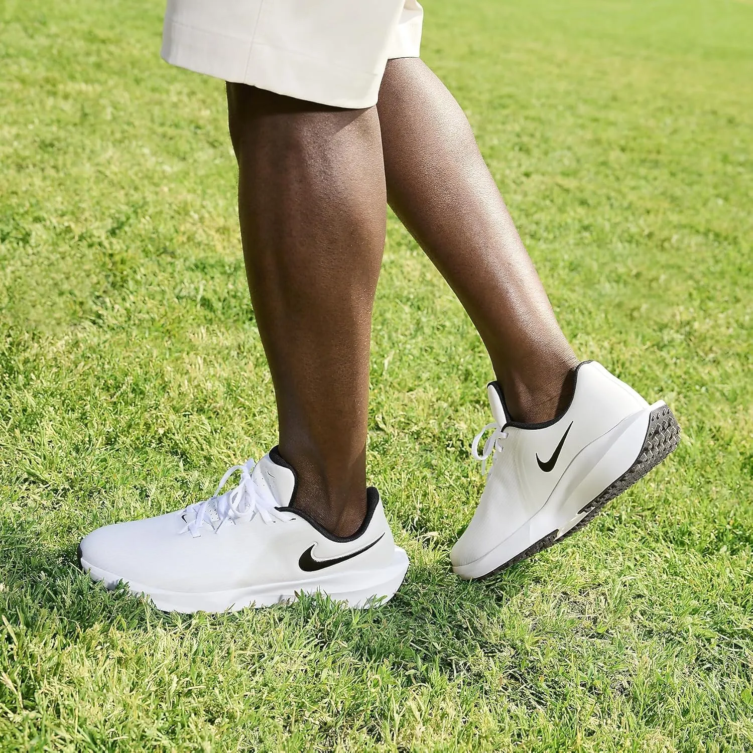 Nike Infinity G NN Golf Shoes (Wide) (FN0565-100, White/Pure Platinum/Black)
