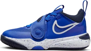 Nike Team Hustle D 11 Little Kids Shoes (DV8994-400, Hyper Royal/White-Obsidian-White) Size 13.5