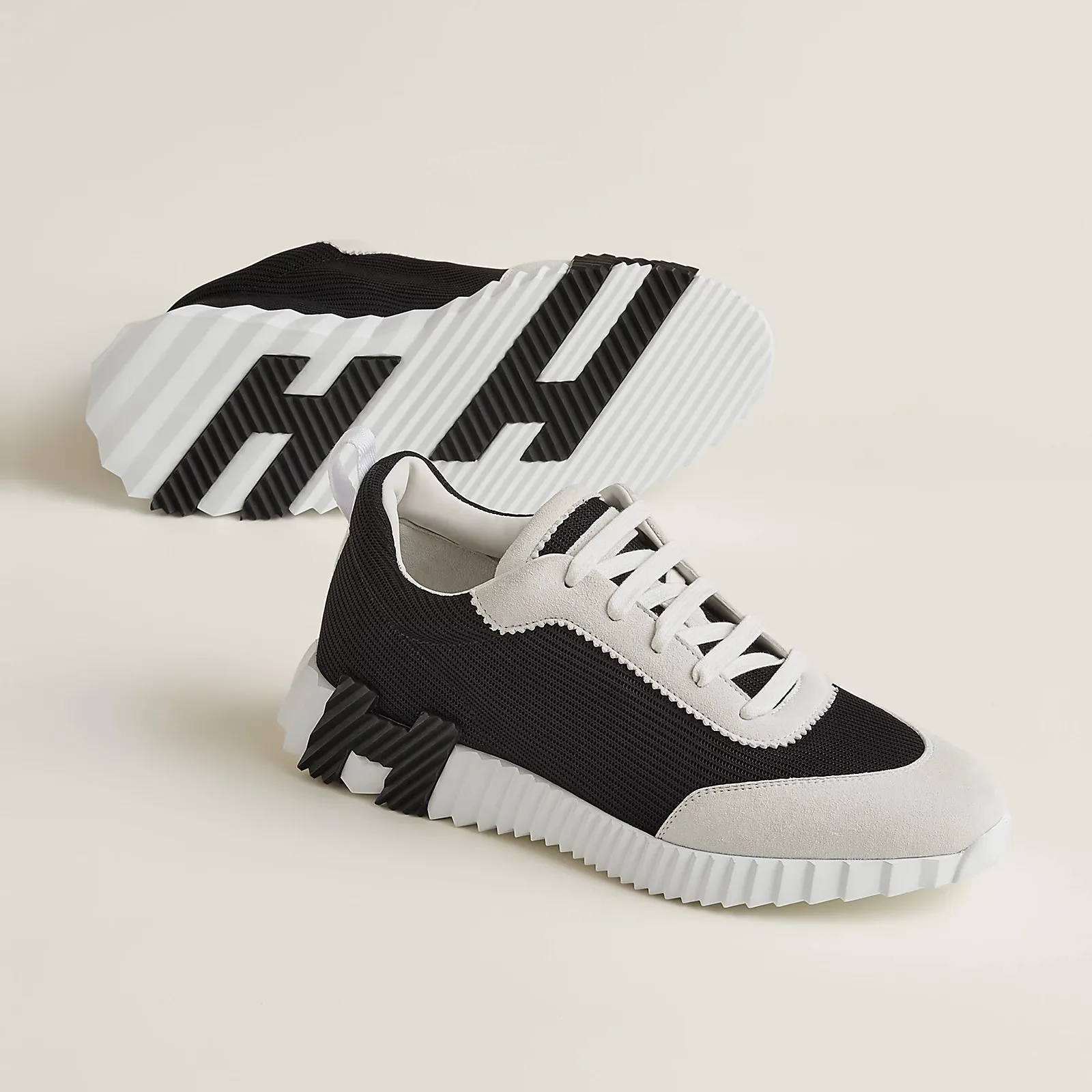 Noir / Blanc Bouncing sneaker