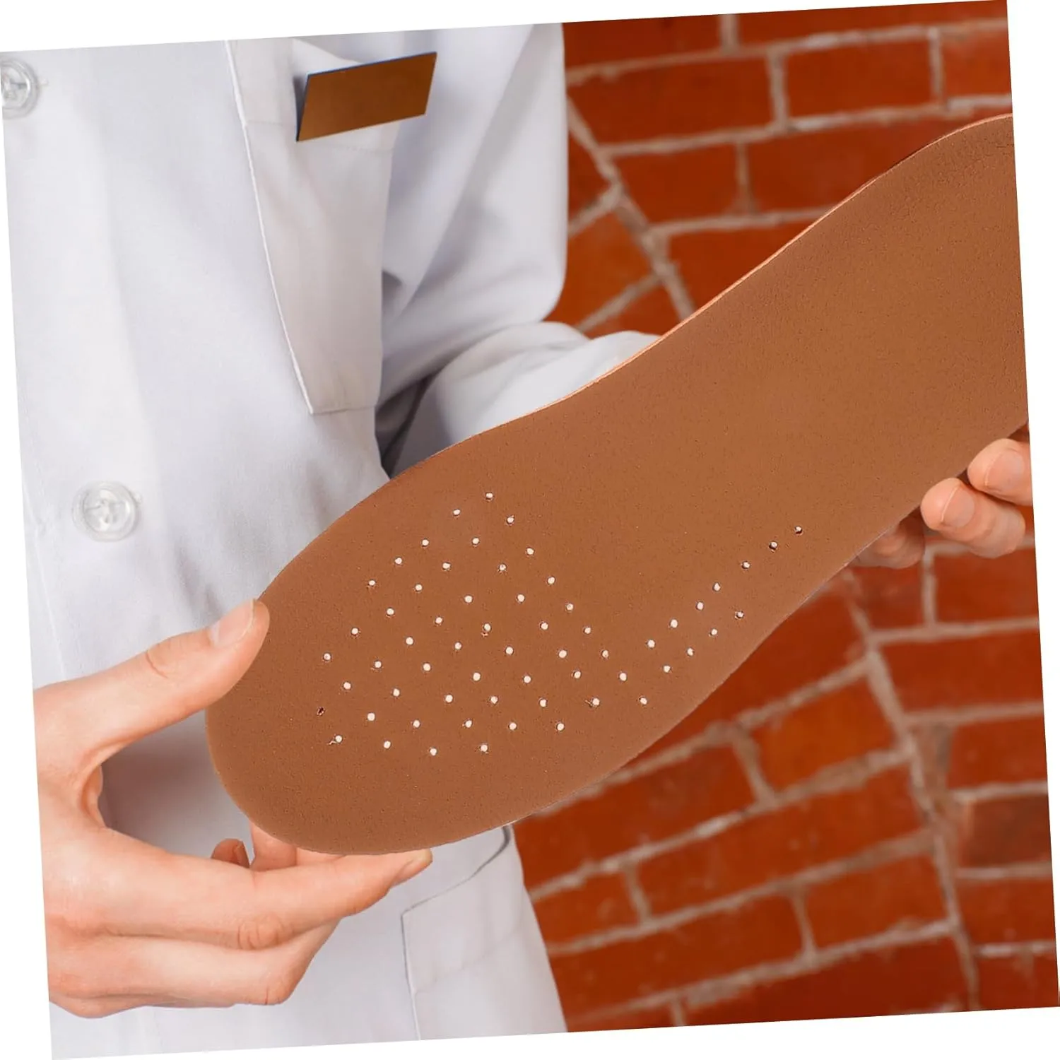 NOLITOY Height Boost in Style 2.5cm Lift Insoles Women's Men's Breathable Pig Skin for Fashionable Footwear