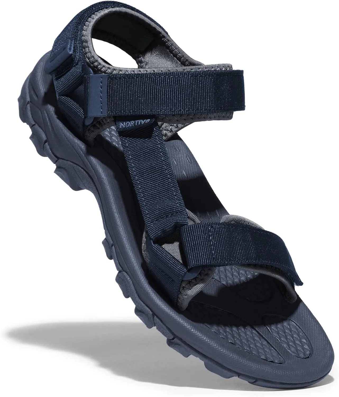 NORTIV 8 Men's Sandals Hiking Sports Lightweight Summer Water Arch Support River Open Toe Athletic Trail Outdoor Walking Sandals Longdo