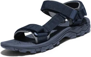NORTIV 8 Men's Sandals Hiking Sports Lightweight Summer Water Arch Support River Open Toe Athletic Trail Outdoor Walking Sandals Longdo