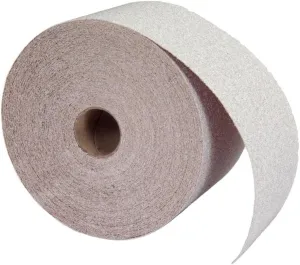 Norton A275OP PSA Adhesive Sandpaper Roll, 120 Grit Sandpaper, Woodworking and Automotive Sand Paper, 2-3/4 Inch Wide, Continuous Roll of 30 Yards