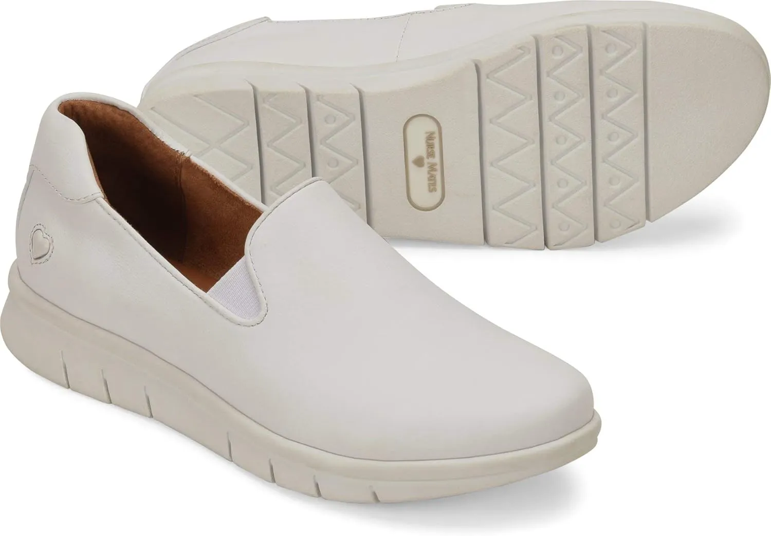 Nurse Mates Women's Sandy White/Medium / 8.5