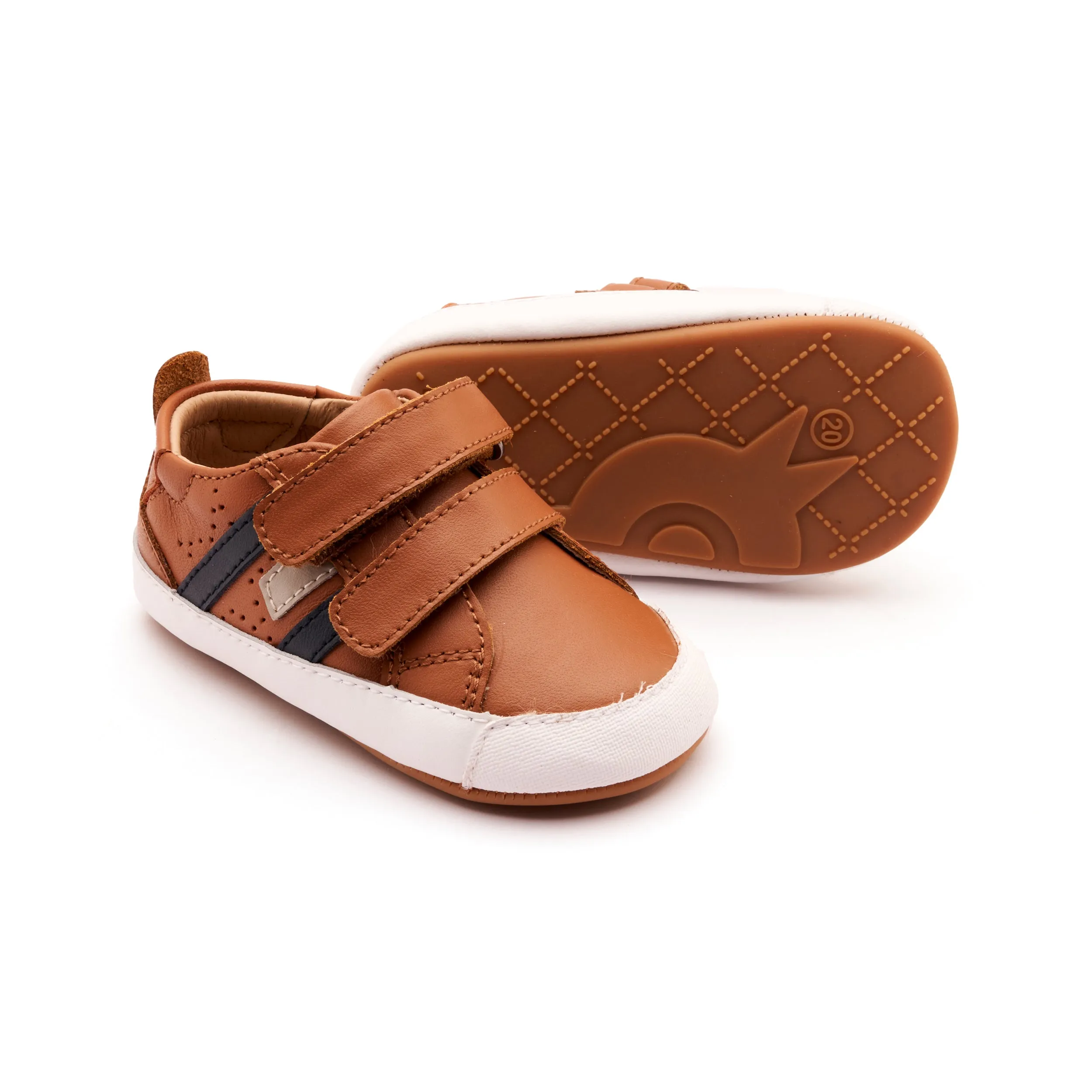 OLD SOLES BABY BOUNCE - TAN NAVY GRIS