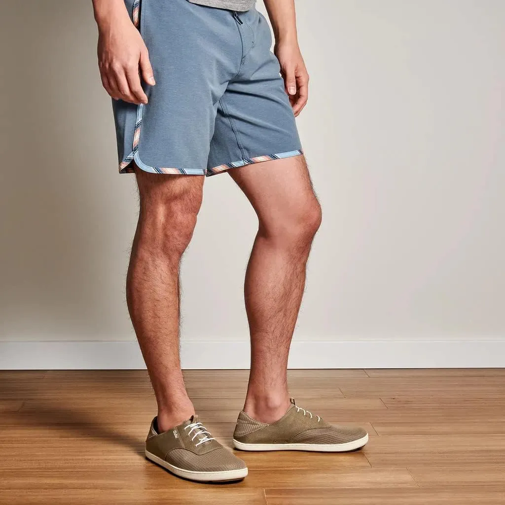 OLUKAI Nohea Moku Men's No Tie Boat Shoes, Breathable & Quick Dry Mesh, Effortless Design & Barefoot Wearability, All-Day Comfort & Support