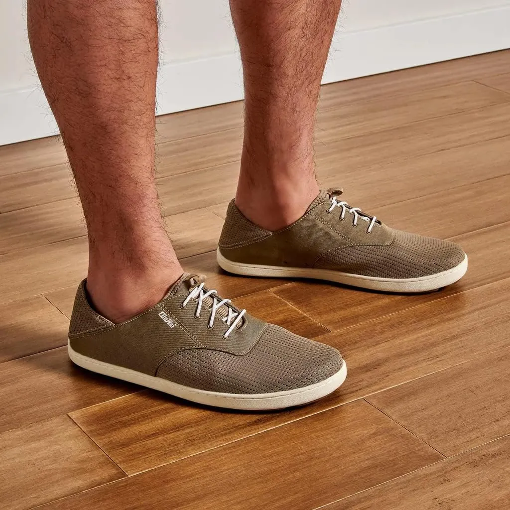 OLUKAI Nohea Moku Men's No Tie Boat Shoes, Breathable & Quick Dry Mesh, Effortless Design & Barefoot Wearability, All-Day Comfort & Support