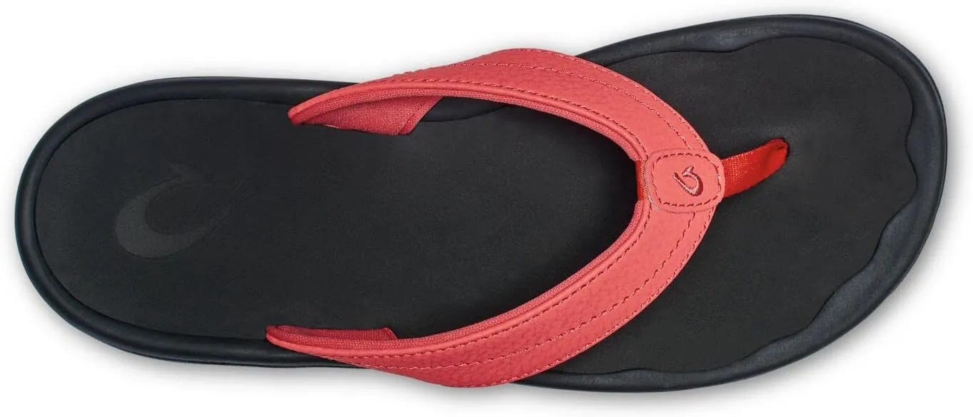 OLUKAI Ohana Women's Beach Sandals, Water Resistant Flip Flops, Arch Support & Comfort Fit, Lightweight & Durable, Enhanced Grip & Traction
