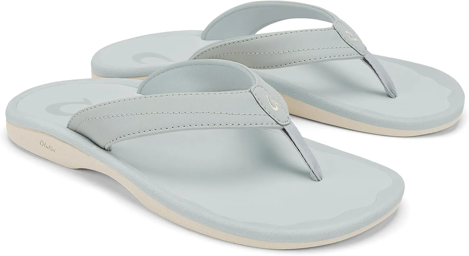 OLUKAI Ohana Women's Beach Sandals, Water Resistant Flip Flops, Arch Support & Comfort Fit, Lightweight & Durable, Enhanced Grip & Traction