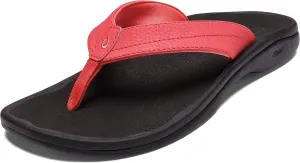 OLUKAI Ohana Women's Beach Sandals, Water Resistant Flip Flops, Arch Support & Comfort Fit, Lightweight & Durable, Enhanced Grip & Traction