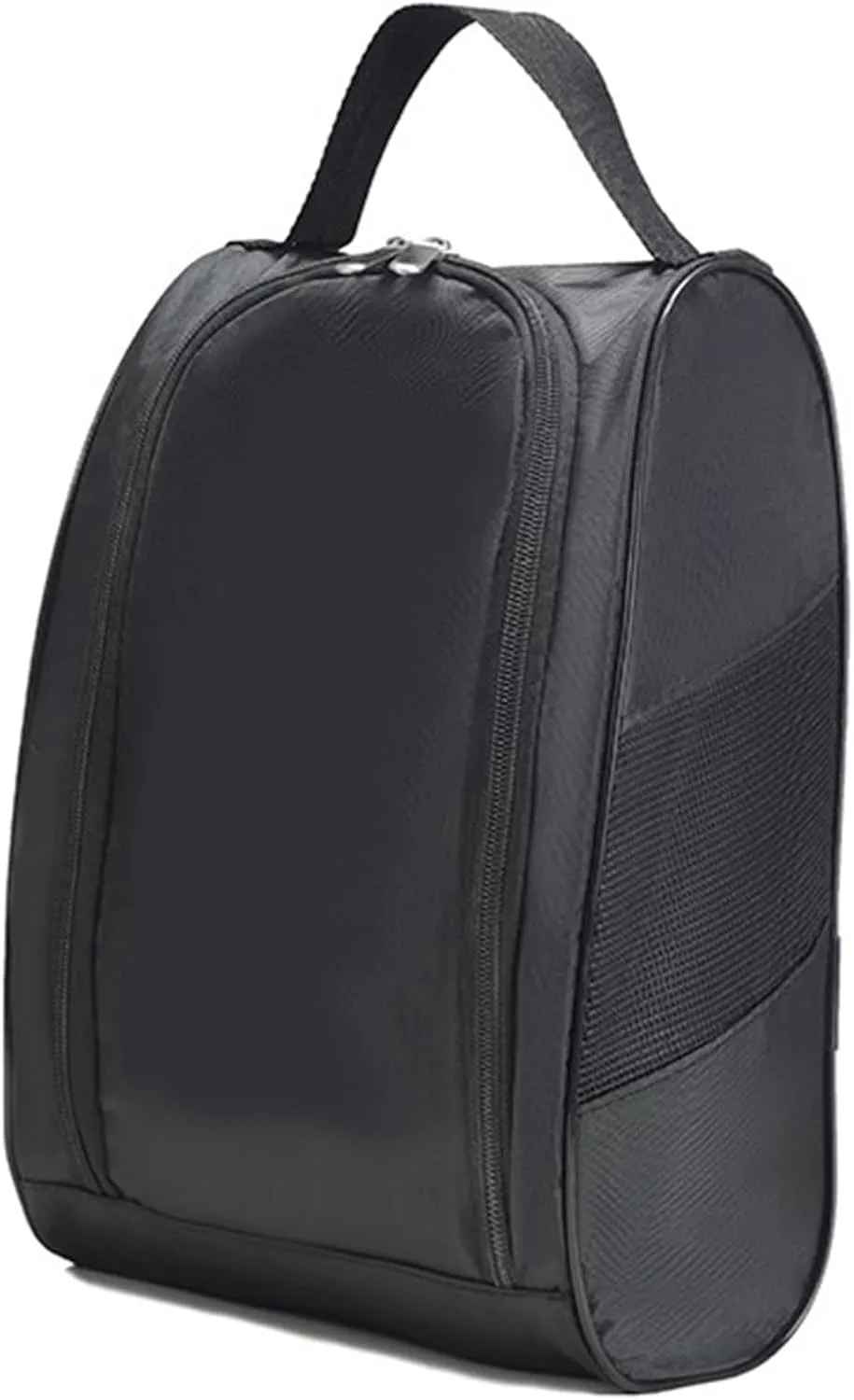 Outdoor Waterproof Golf Shoe Bag with Zipper and Breathable Mesh, Portable Shoes Bag for Storage Sports Accessory