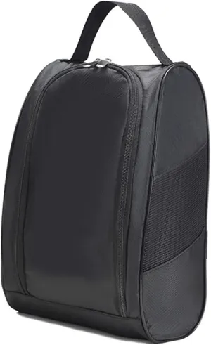 Outdoor Waterproof Golf Shoe Bag with Zipper and Breathable Mesh, Portable Shoes Bag for Storage Sports Accessory