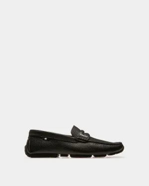 Pavel Leather Drivers In Black