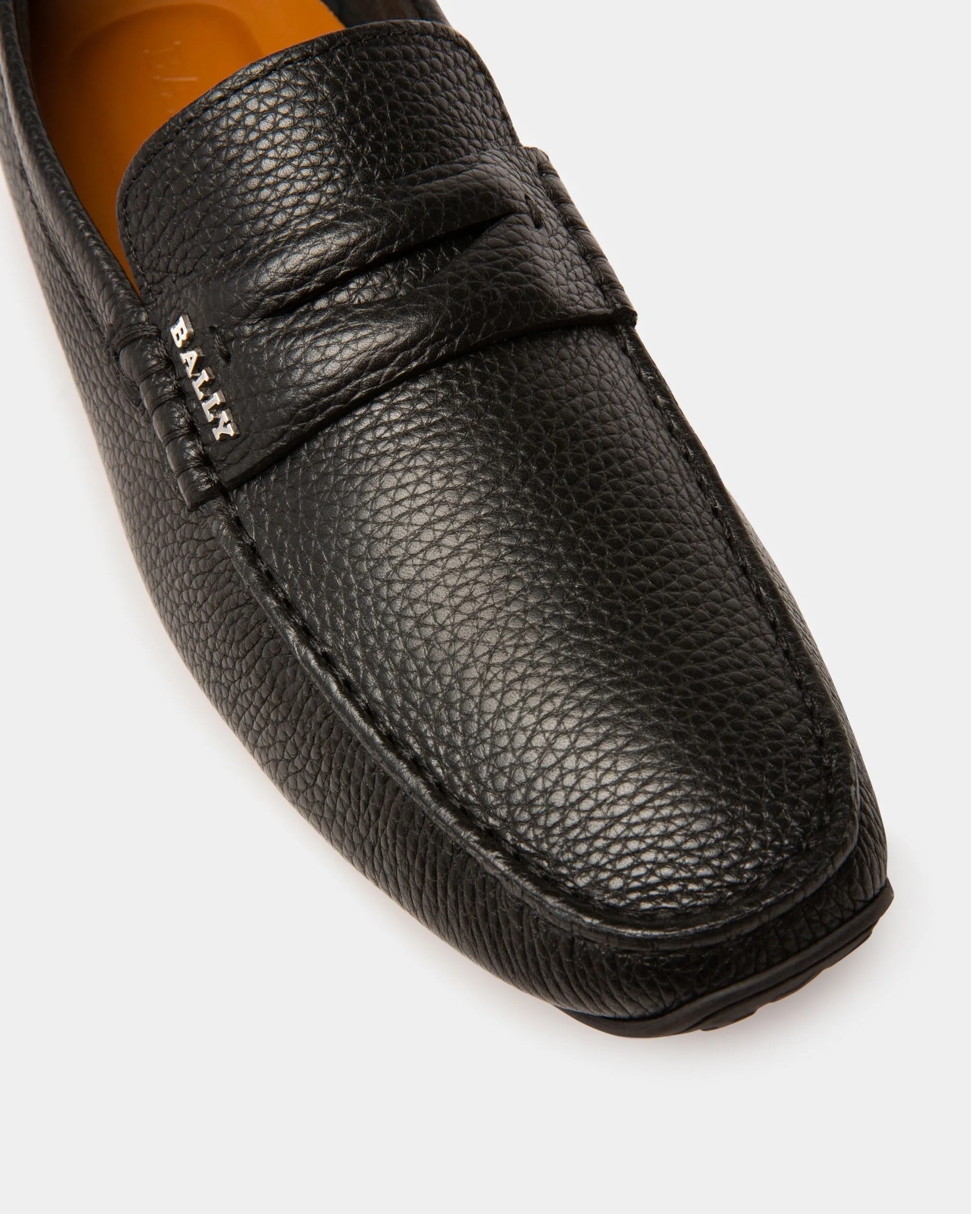 Pavel Leather Drivers In Black