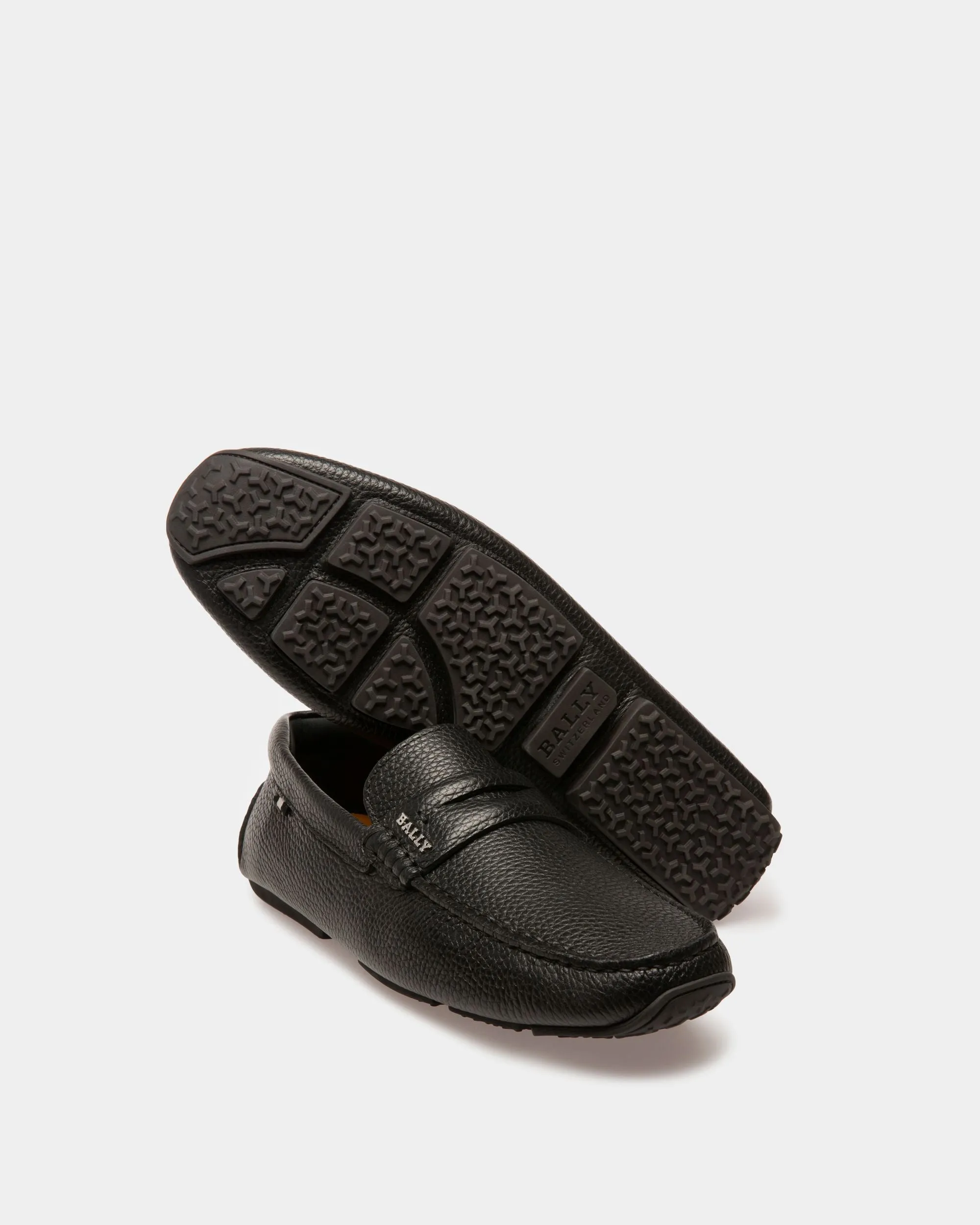 Pavel Leather Drivers In Black