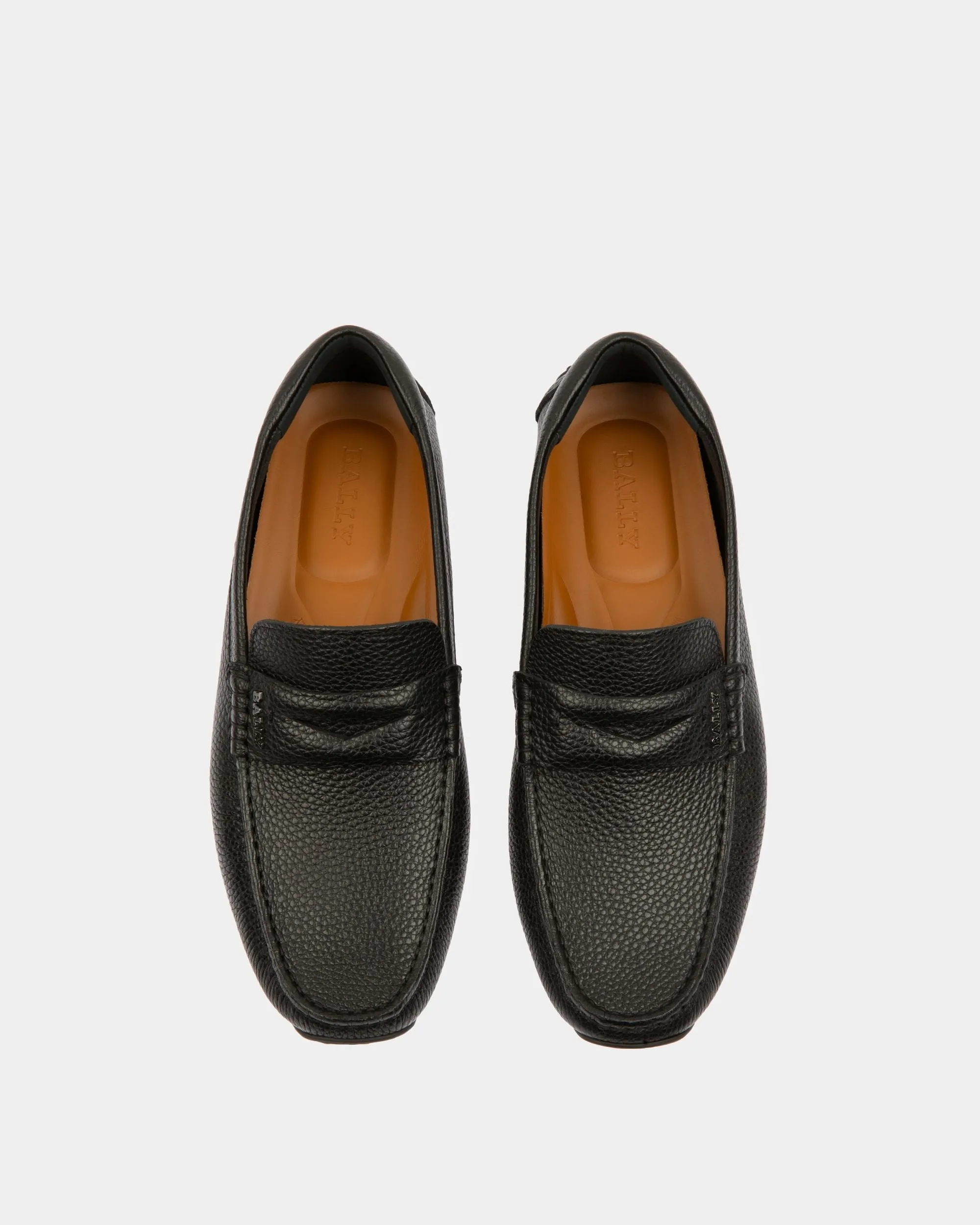 Pavel Leather Drivers In Black