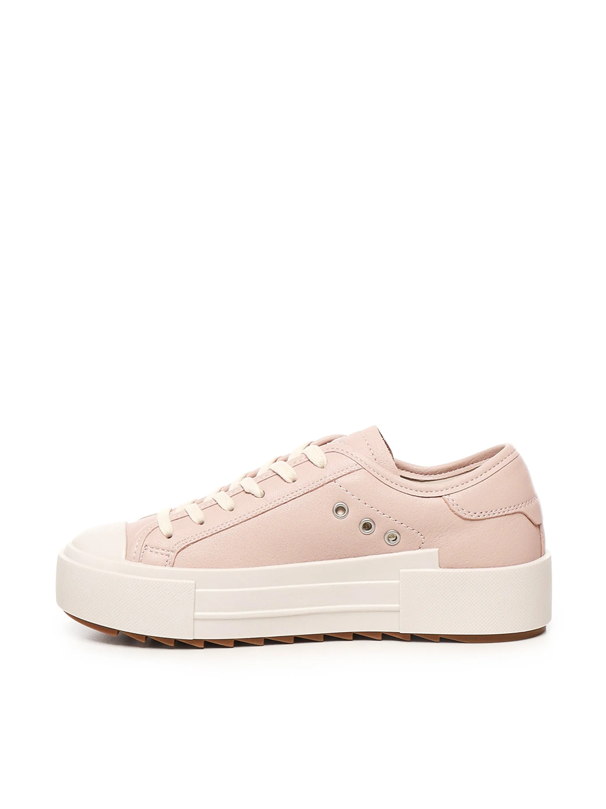 Philippe Model Paris Haute Pink Calfskin Sneakers