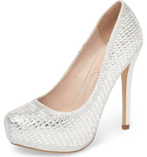 Platform Vanna Shoes Prom High High Verified secure All-in-one collection Heel Formal Rhinestone Lauren Pump Lorraine