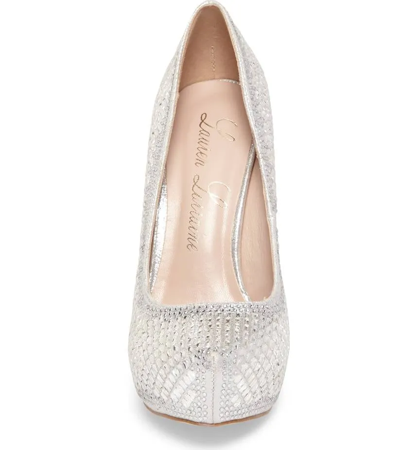 Platform Vanna Shoes Prom High High Verified secure All-in-one collection Heel Formal Rhinestone Lauren Pump Lorraine