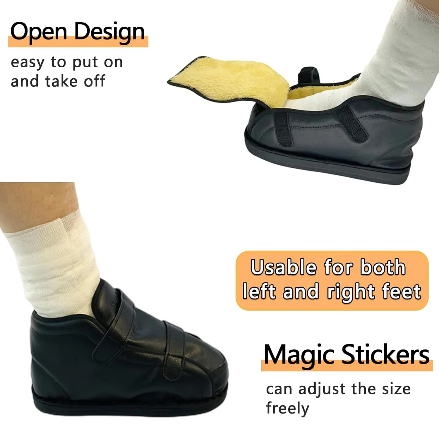 Post Op Shoes,Fracture Shoes,Rehabilitation Training,Direct Post Op Recovery Shoe for Stable Ankle Joints,Adjustable Plaster Shoe Autumn Winter,Special Shoe for Foot Injuries for Men or Women