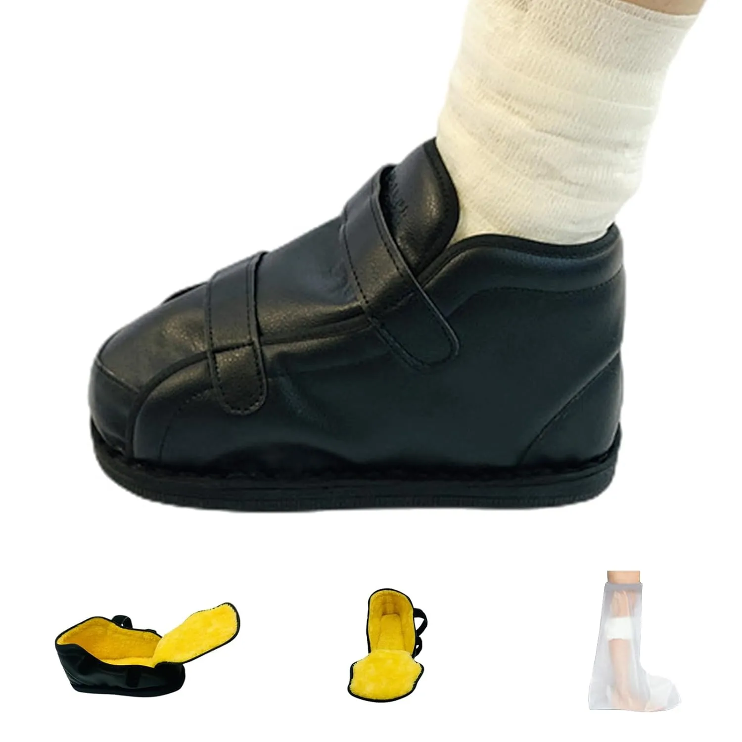 Post Op Shoes,Fracture Shoes,Rehabilitation Training,Direct Post Op Recovery Shoe for Stable Ankle Joints,Adjustable Plaster Shoe Autumn Winter,Special Shoe for Foot Injuries for Men or Women