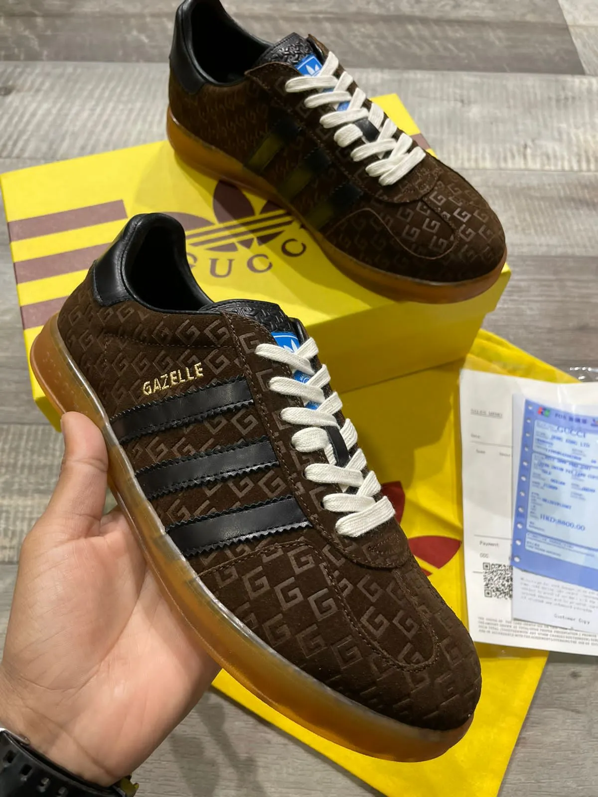 PREMIUM GAZELLE LOW TOP SNEAKERS
