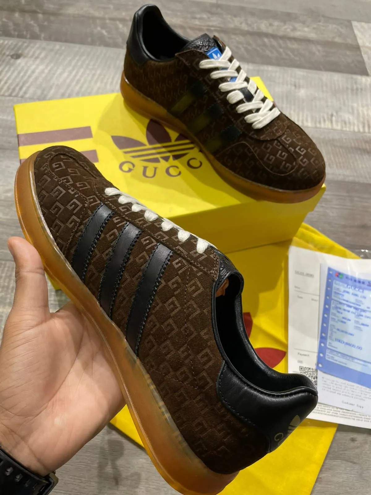 PREMIUM GAZELLE LOW TOP SNEAKERS