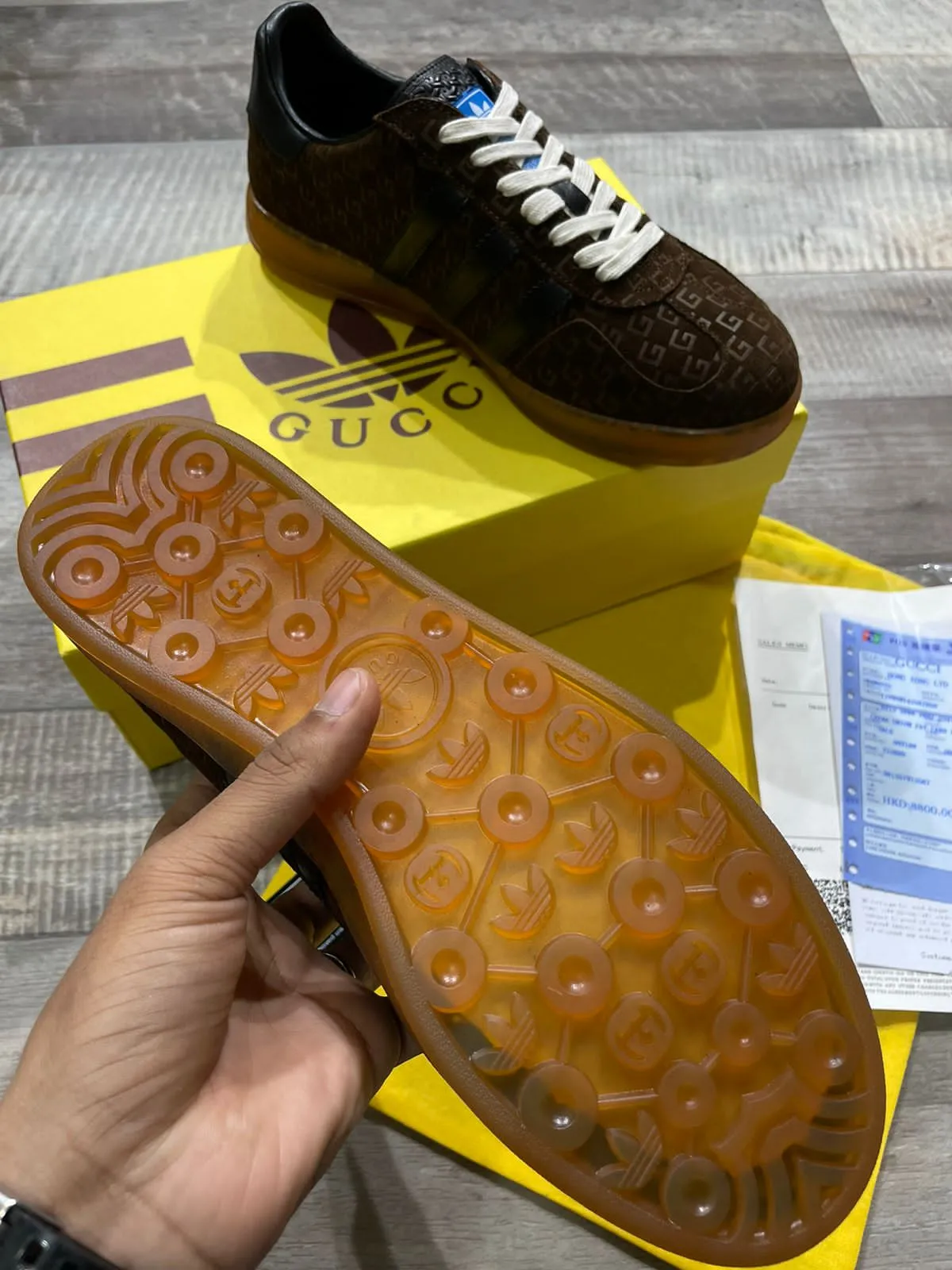 PREMIUM GAZELLE LOW TOP SNEAKERS