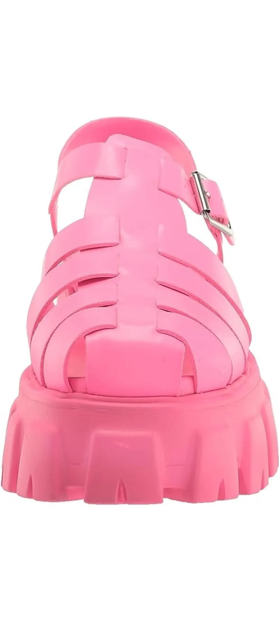 Price-cut Hot Madden Steve Platform Echo Chunky Fisherman Pink Ankle Sandals Strap Quick resolution