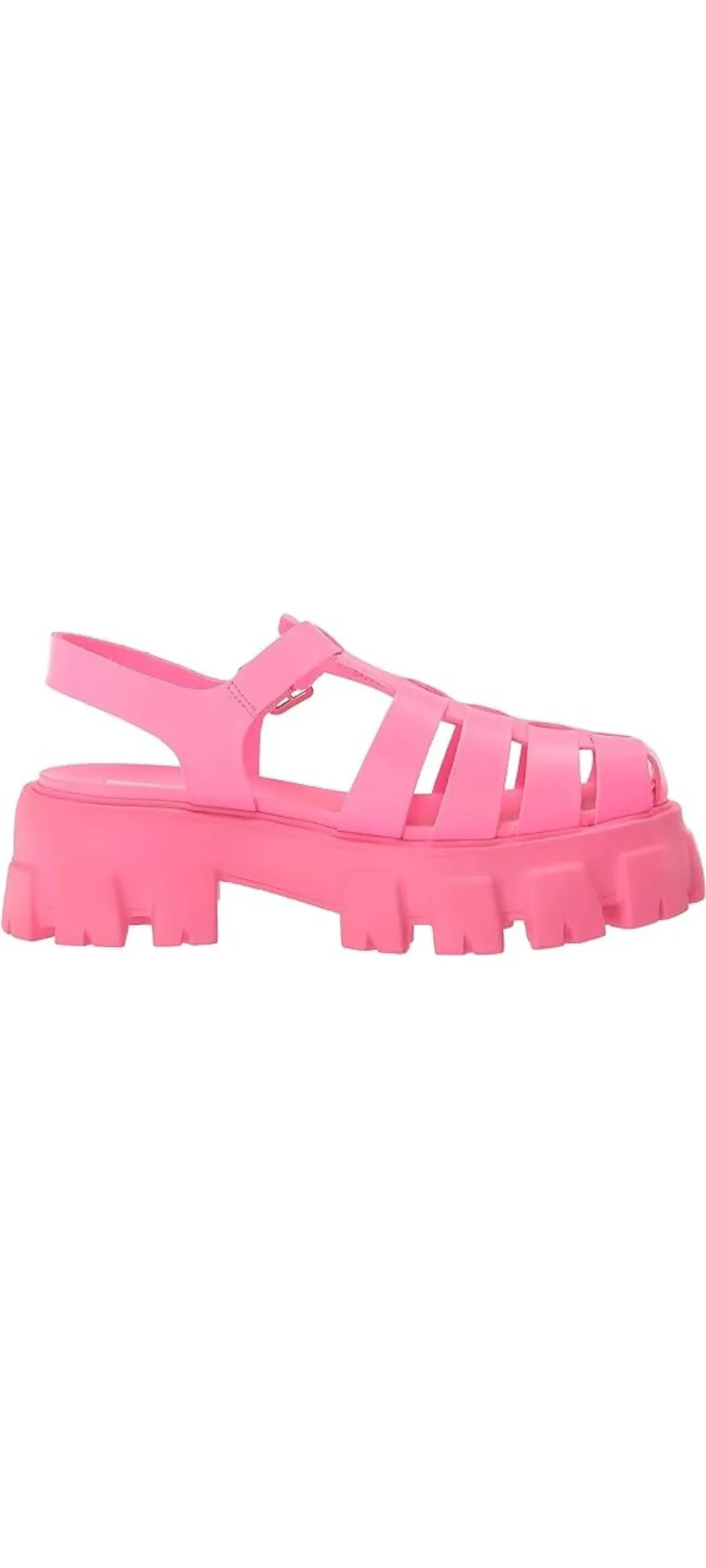 Price-cut Hot Madden Steve Platform Echo Chunky Fisherman Pink Ankle Sandals Strap Quick resolution