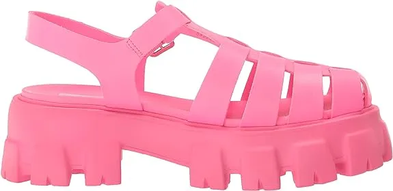 Price-cut Hot Madden Steve Platform Echo Chunky Fisherman Pink Ankle Sandals Strap Quick resolution