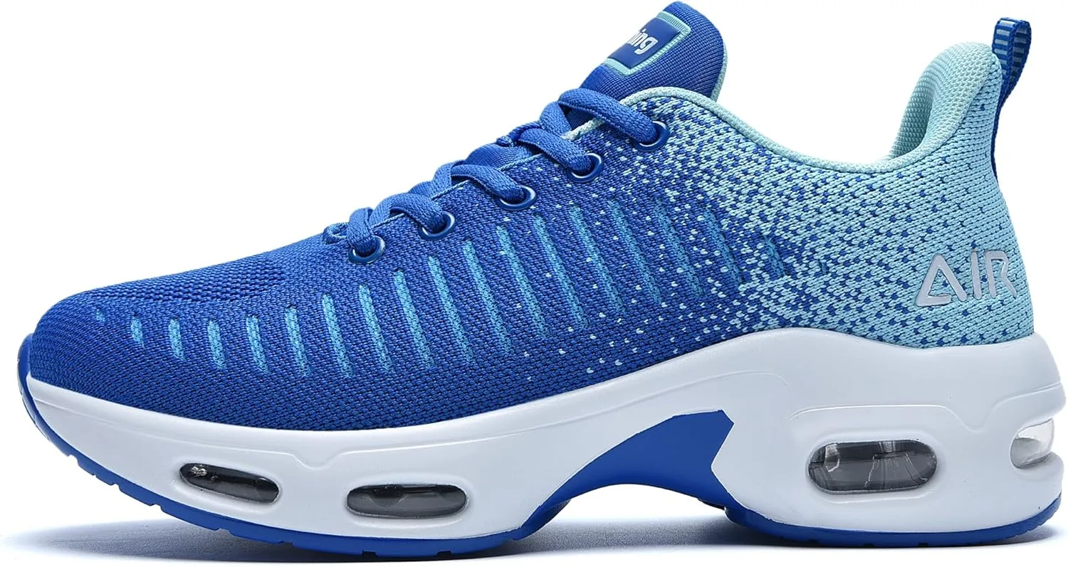 QAUPPE Womens Fashion Lightweight Sports Walking Sneakers Breathable Gym Jogging Running Tennis Shoes US 5.5-11 B(M)…