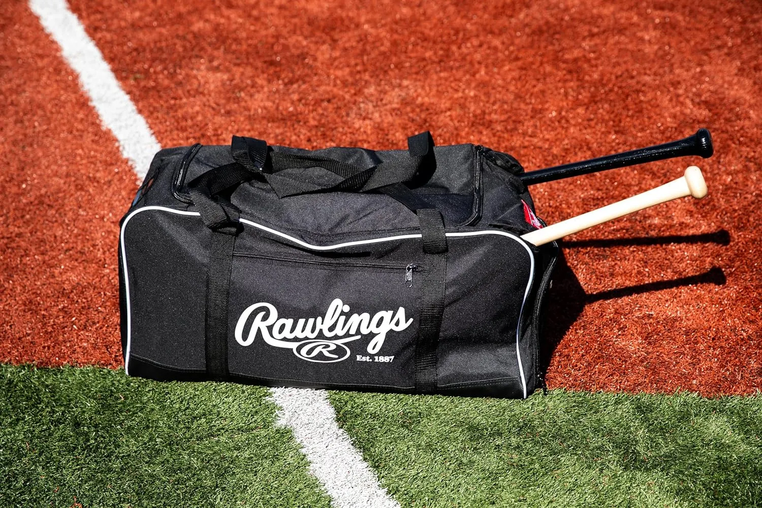 Rawlings | COVERT Duffle Equipment Bag | Baseball/Softball | Multiple Styles