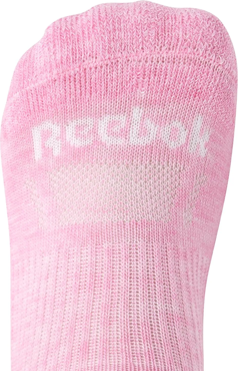 Reebok Girls' 12 Pack Performance Cushion Comfort No Show Socks - Breathable Active Socks for Girls (4-10) - Pink