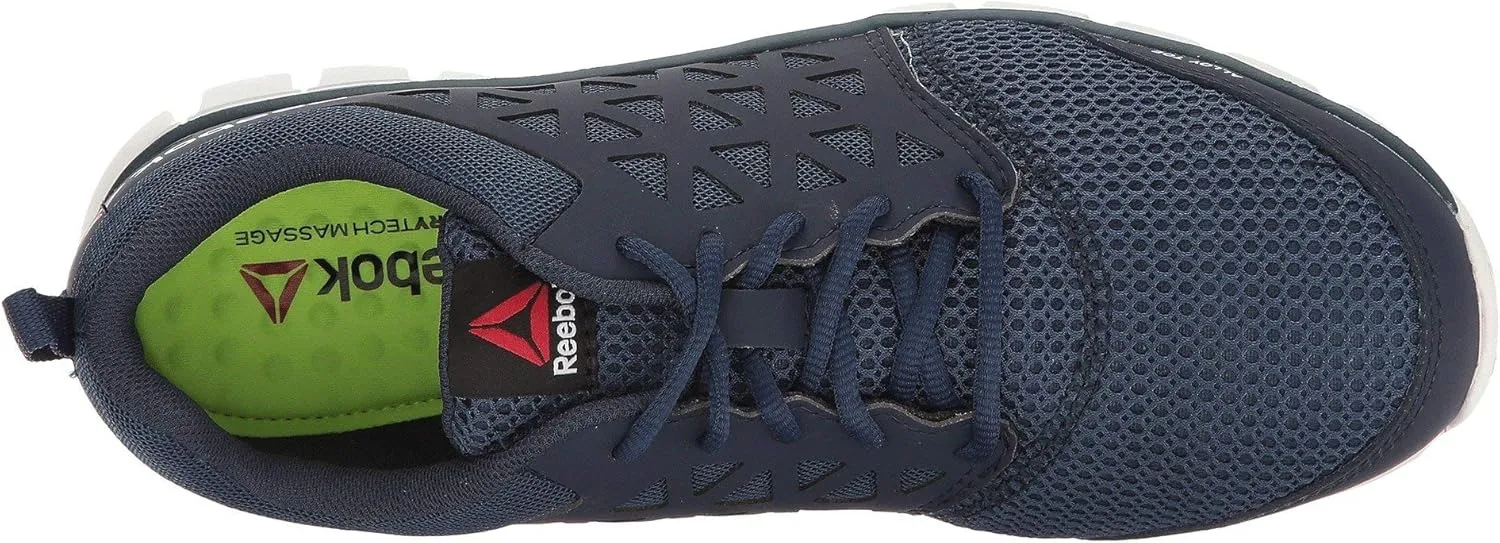 Reebok Work Men's Rb4043 Sublite Cushion Work Safety Athletic Alloy Toe Shoe Navy