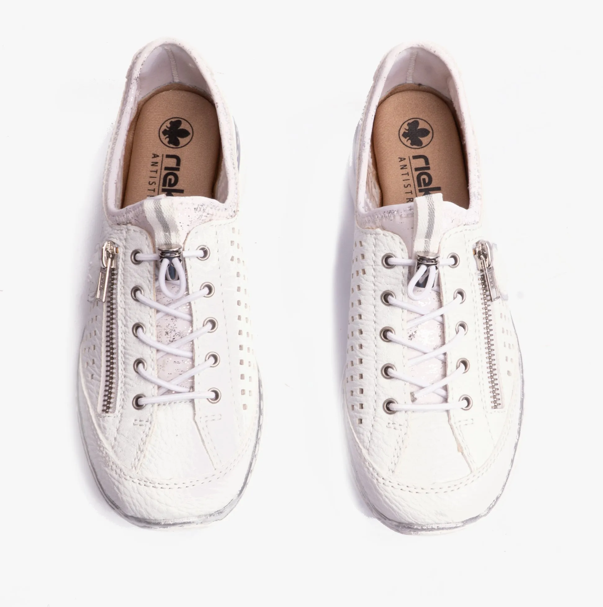 Rieker L3296-82 Womens Shoes White