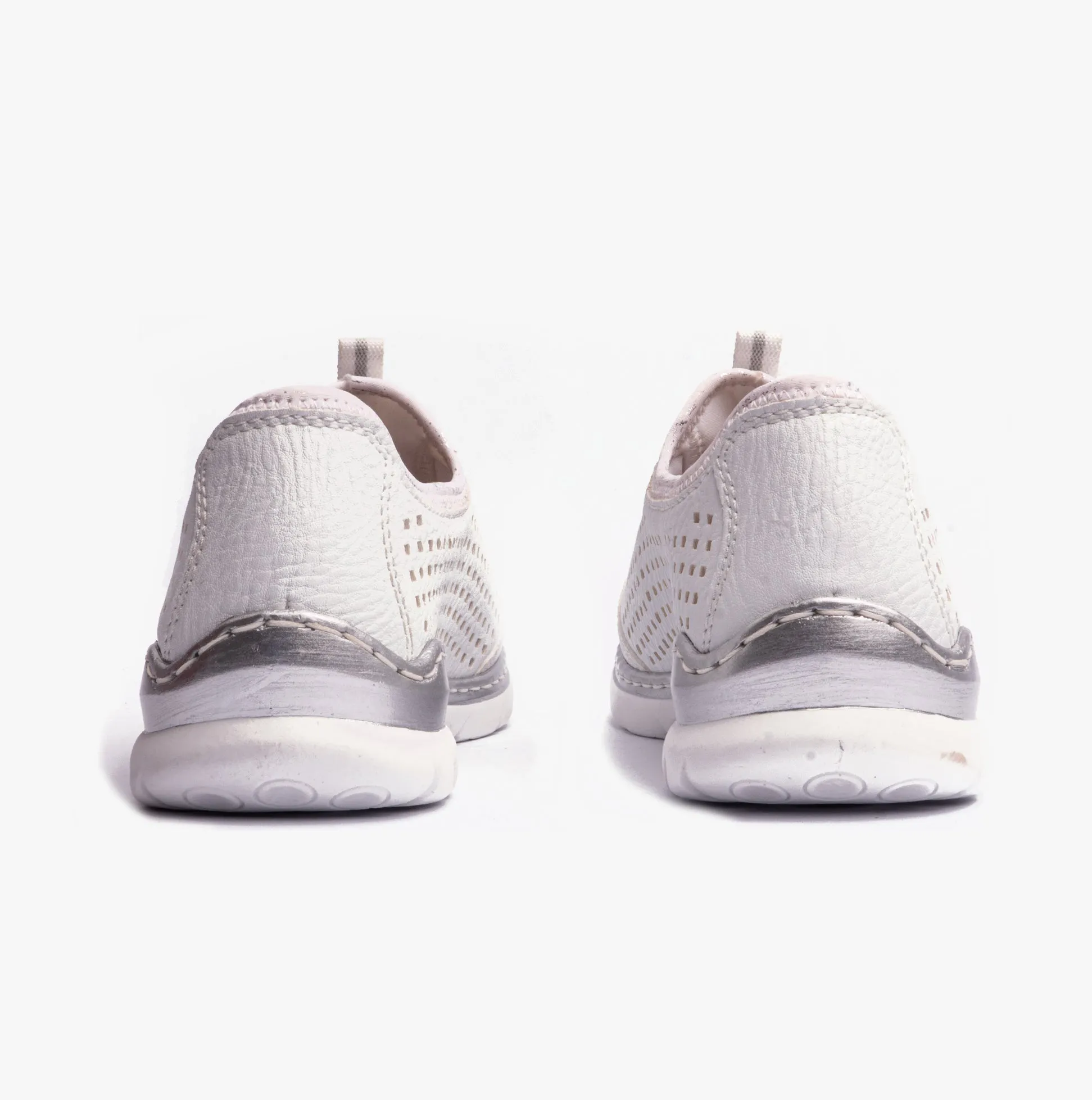 Rieker L3296-82 Womens Shoes White
