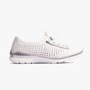 Rieker L3296-82 Womens Shoes White
