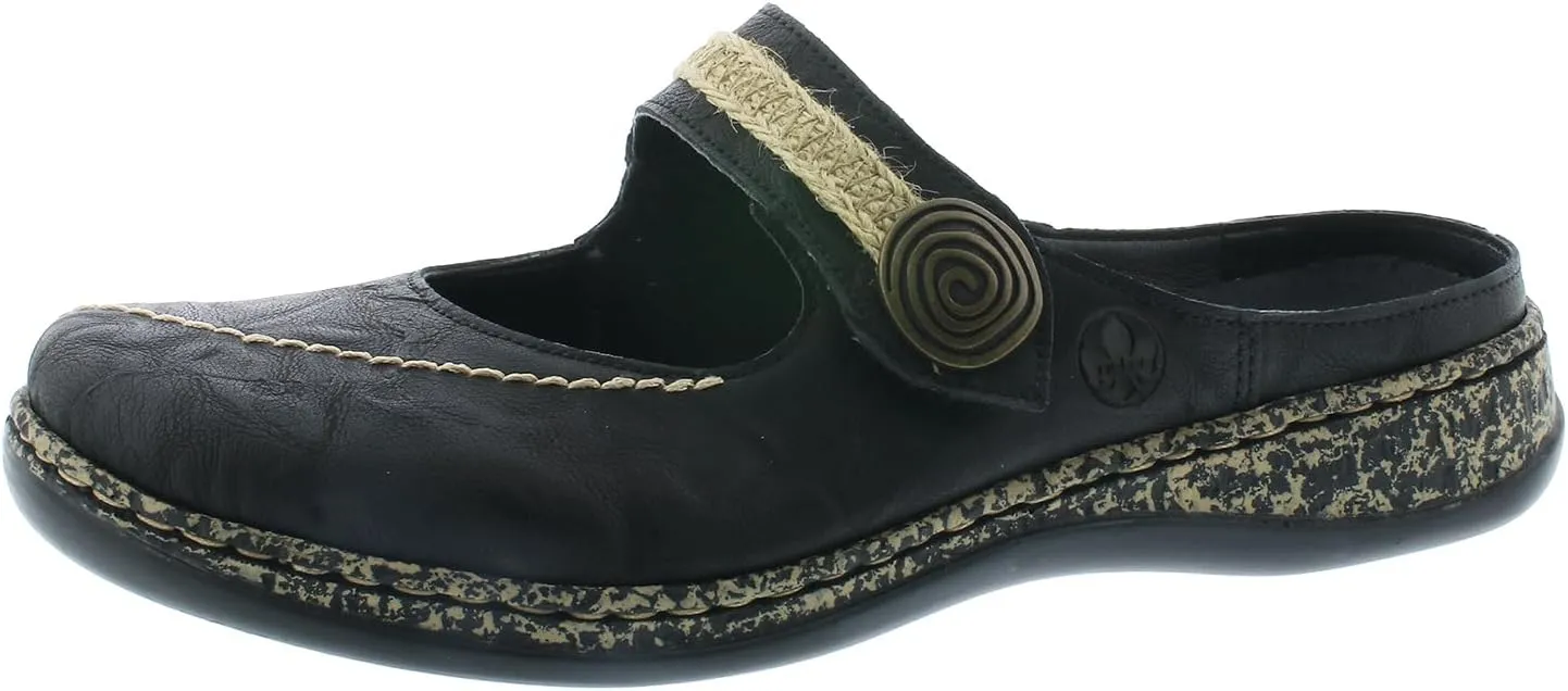Rieker Women's Clog, 6.5 US