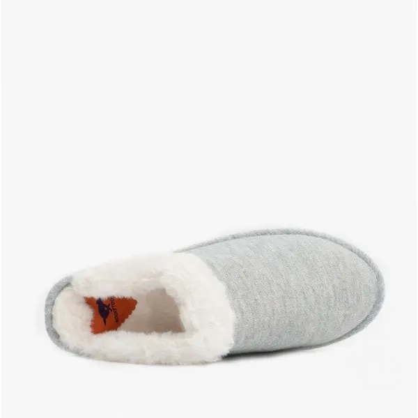 Rocket Dog ROSIE SKIRBALL Womens Jersey Mule Slippers Light Grey