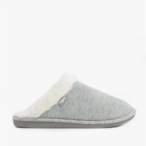 Rocket Dog ROSIE SKIRBALL Womens Jersey Mule Slippers Light Grey
