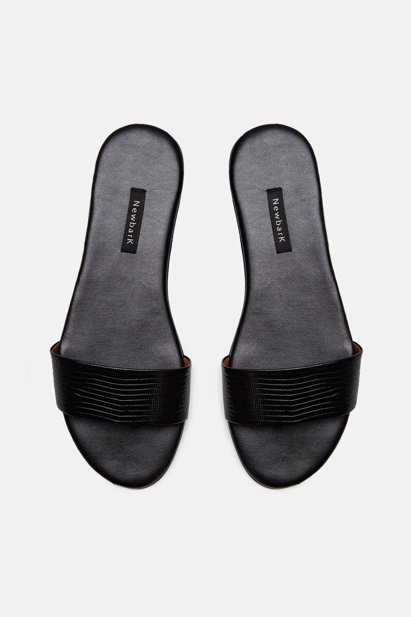 Roma I Sandal - Black Embossed