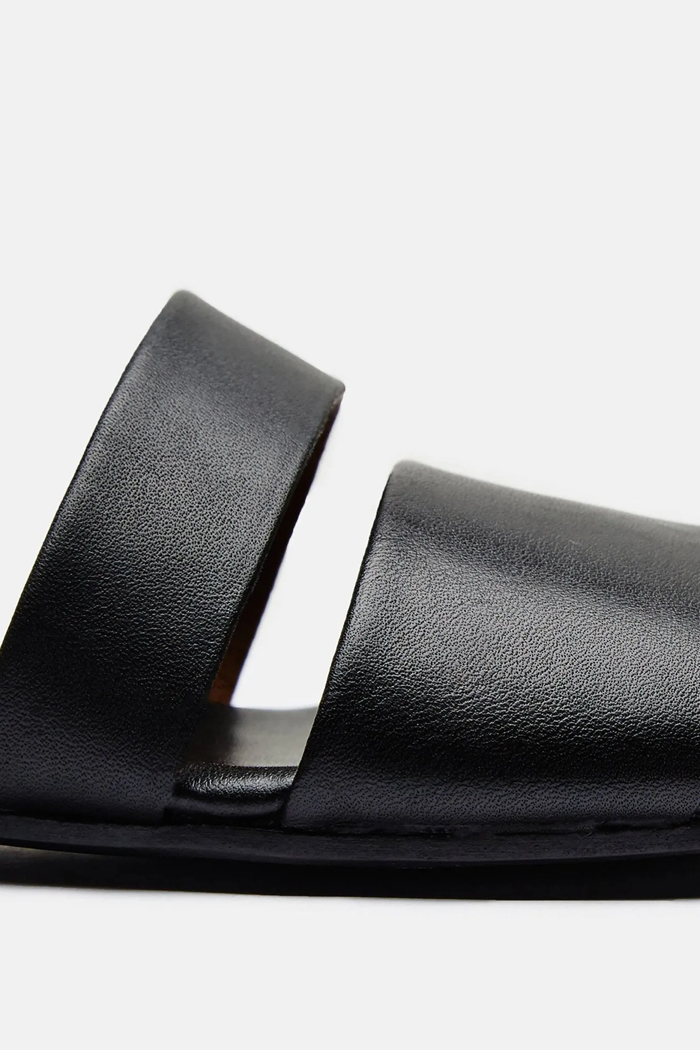 Roma III Sandal - Black Calf
