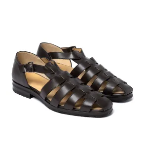Sandals FERRET "Le Cap" made of Brown Calfskin