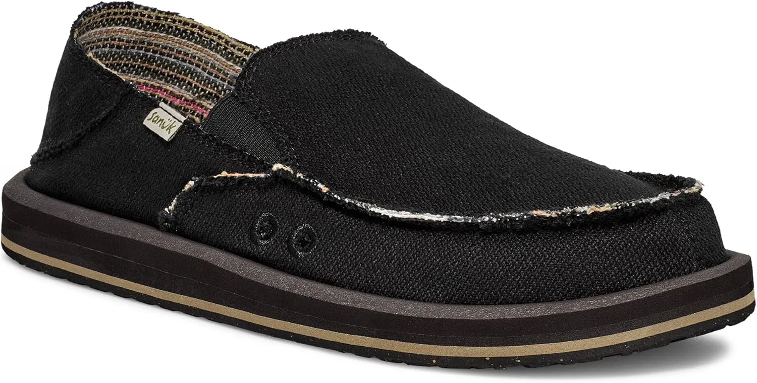 Sanuk Men's Donny Hemp Two-Tone Loafer
