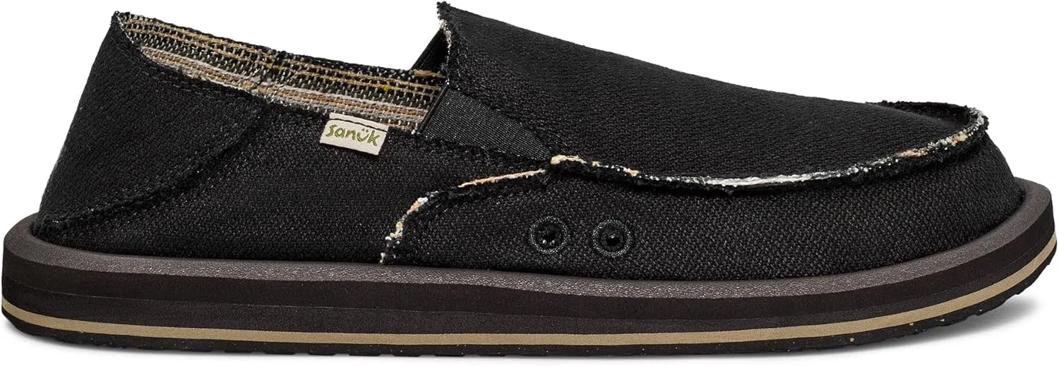 Sanuk Men's Donny Hemp Two-Tone Loafer